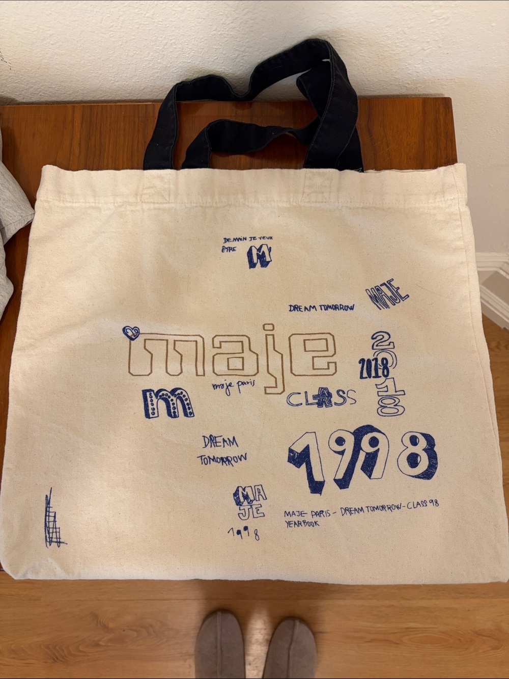 Maje Canvas Tote
